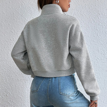 Dam Dragkropp Zip-Up Modern Design Polyester Elastan-5