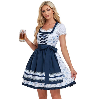 Variant image for Dam Dirndl Klänning Traditionell Design Bomull Polyester-1