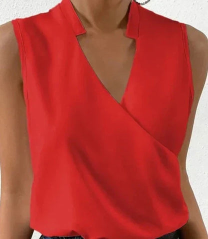 Variant image for Ärmlös Topp Dam Klassisk Stil Lätt Polyester-21