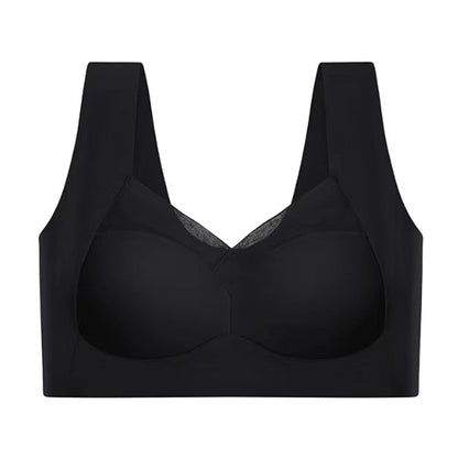 Dam Push Up Behå Sömlös Nylon för Komfort och Stöd-4
