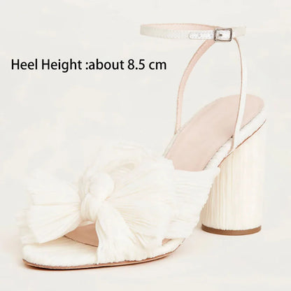 Variant image for Dam Sandaler Hög Häl Mikrofiber Elegant Öppen Sidslits-49