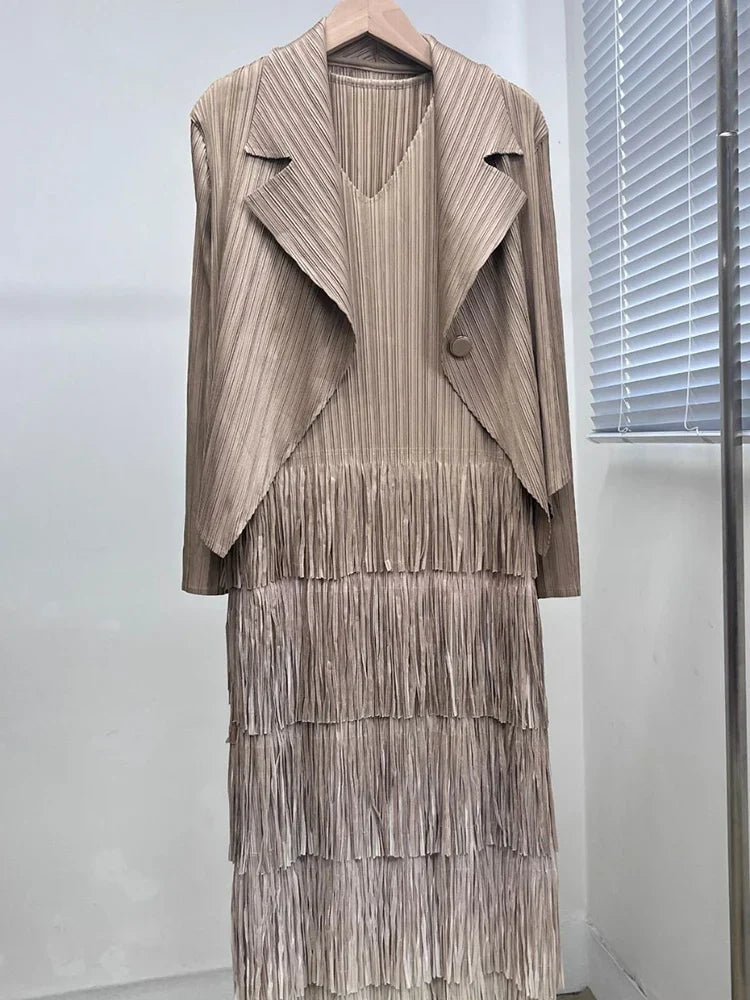 Fina Dam Klänningar Lös Passform Knälängd Polyester-3