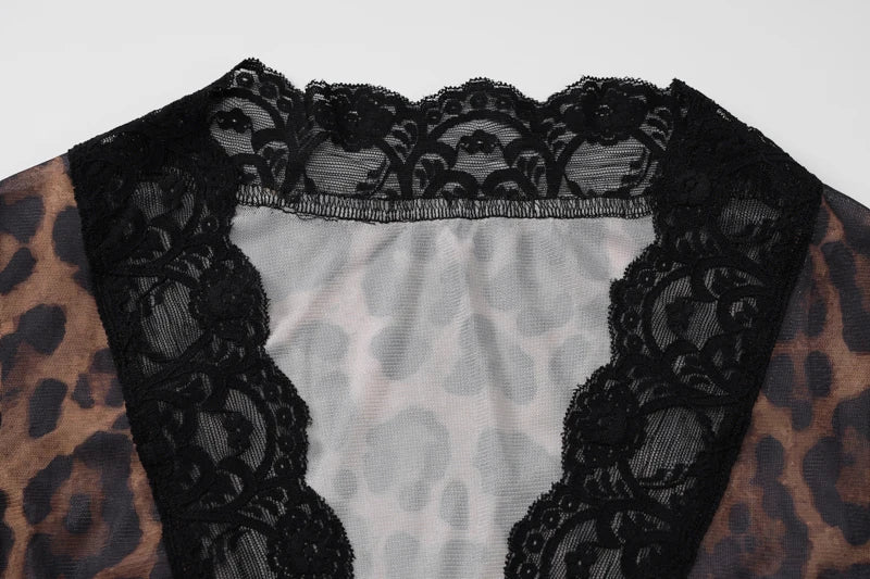 Dam Festtoppar med Klockärmar i Stretch Polyester-3