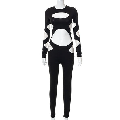 Variant image for Kvinnors Jumpsuit Ihålig Design Polyester-1