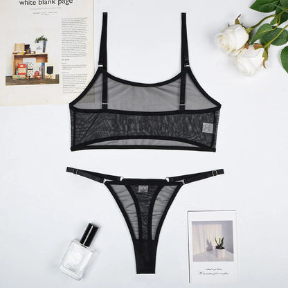 Damunderkläder Set med Innovativ Design i Polyester och Spandex-1
