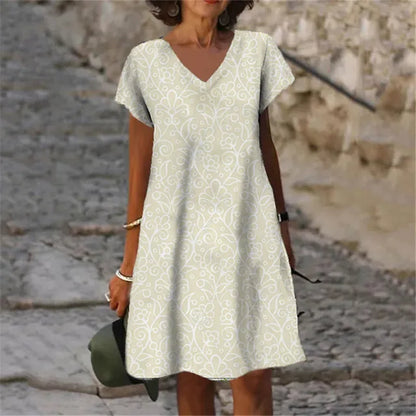 Kvinnors Klänning Elegant Design Polyester-2