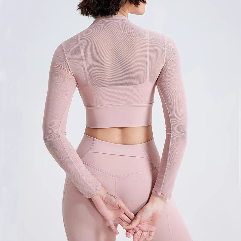 Dam Leggings Set Stretchigt Nylon Elegant Hög Midja-2