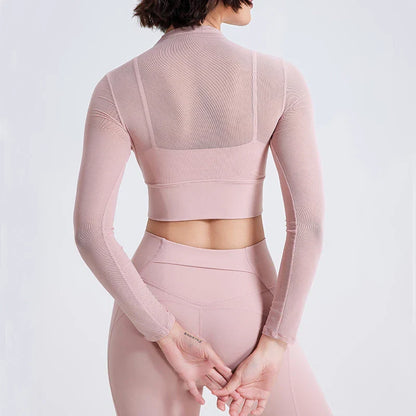 Dam Leggings Set Stretchigt Nylon Elegant Hög Midja-2