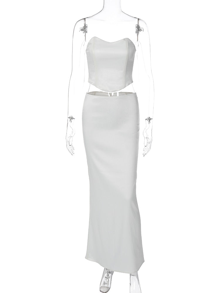 Damklänning A-linje Monokrom Polyester Spandex-5