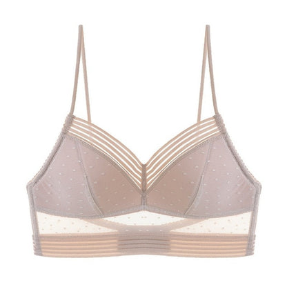 Damen BH UltraComfort mit Lågryggstil und Polka-Dot Mesh – Leicht und Atmungsaktiv für Sommeroutfits 9