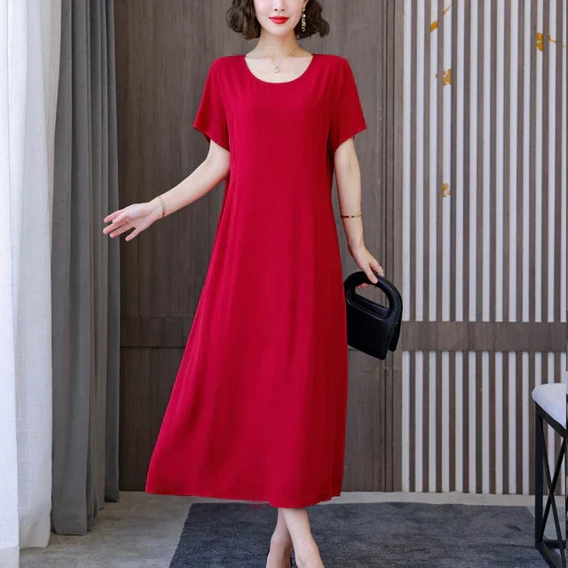 Variant image for Kvinnors Klänning Luftig Mjuk Polyester-16