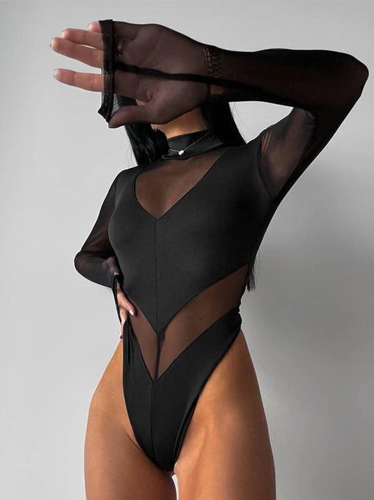 Baby Bodysuit Bekväm Bomullsblandning-1
