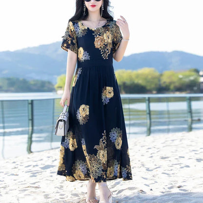 Variant image for Damklänning Sportig Stil Polyester för Eleganta Tillfällen-27