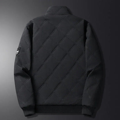 Vinterjacka för Män, Quiltad Varm och Väderresistent, Normal Passform, Maskintvättbar, Flera Storlekar S-4XL 2
