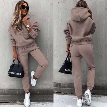 Mjuk Andningsbar Joggingdräkt för Dam - Höst och Vinter, Flera Storlekar, Komfortabel och Fashionabel Design 12