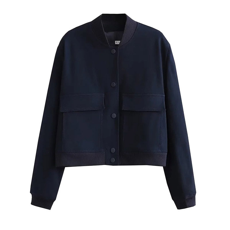 Kvinnor Kort Jacka Trendig Design Miljövänliga Material-2