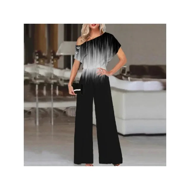 Dam Kort Topp Avslappnad Linne Festtoppar-3