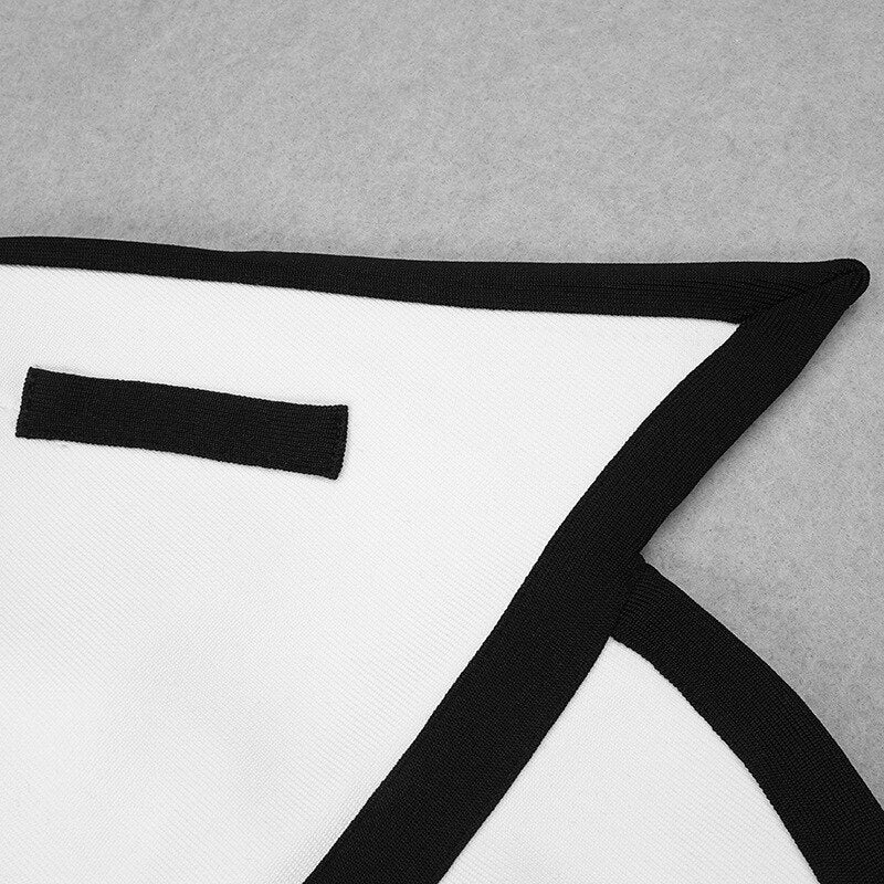 Festtoppar Dam Monokrom Kort Topp Polyester Spandex 6