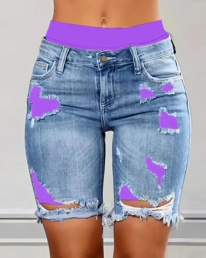 Variant image for Dam Shorts Knappstängning Polyester-11