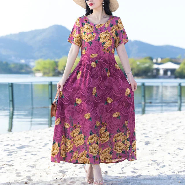 Variant image for Damklänning Sportig Stil Polyester för Eleganta Tillfällen-22