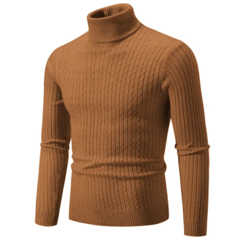 Variant image for Stickad Dam Tröja Turtleneck Mjuk Tygblandning-25