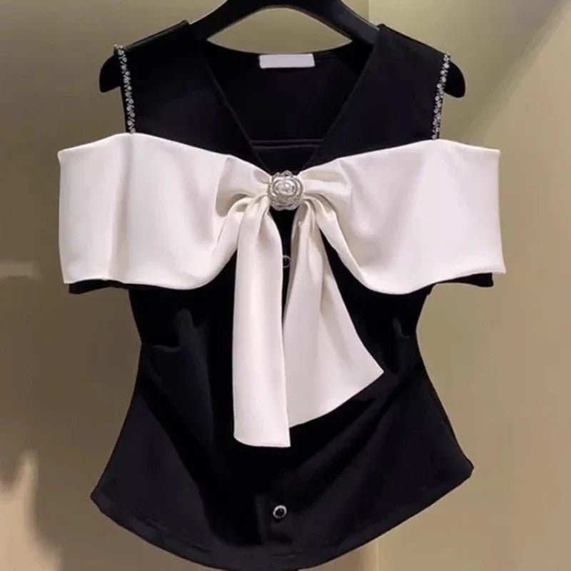 Dam Festtopp Ärmlös Viskos med Elegant Design 1