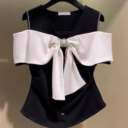 Dam Festtopp Ärmlös Viskos med Elegant Design 5