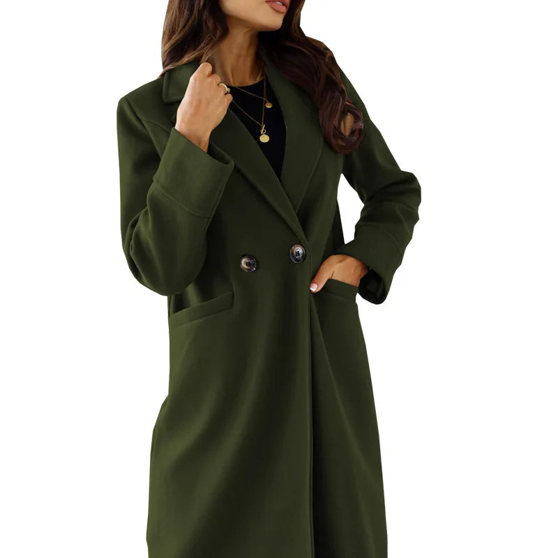 Variant image for Kvinna Lång Kappa Elegant Polyester-19