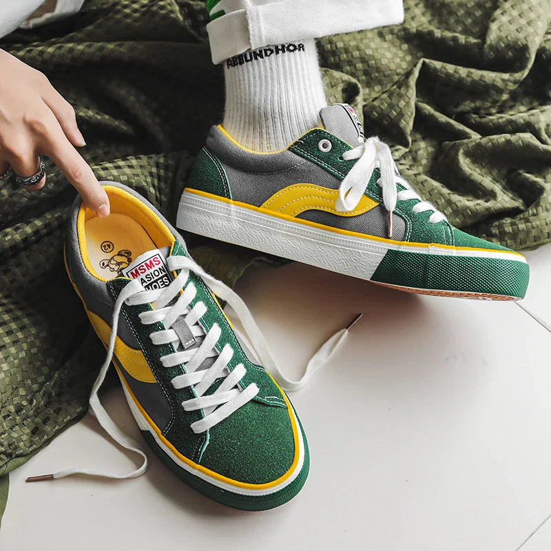 Kvinnors Sneakers Andningsbart Syntetiskt Läder Komfortabla Skor-5