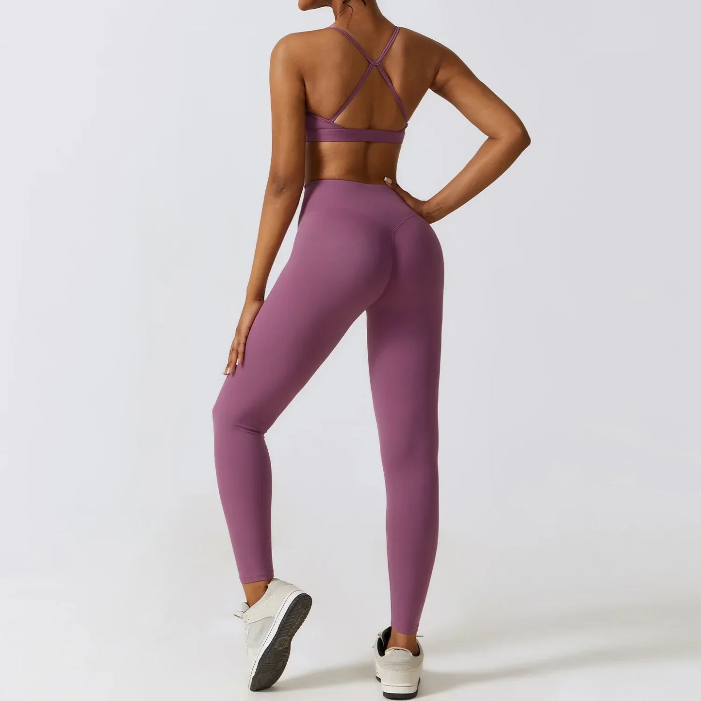 Variant image for Dam Leggings Set Sportig Nylon Spandex-21