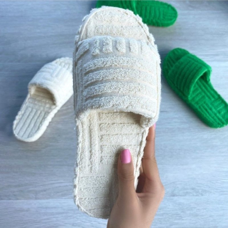 Sandaler Dam med Platt Design i Gummi och PU-material – Bekväma och Lätta för Sommarbruk 5