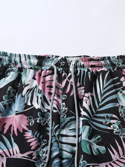Tvådelat Set Dam Sommar Polyester Normal Passform-5