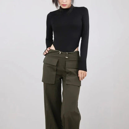 Dam Bodysuit Transparent Design Bomull Spandex-6