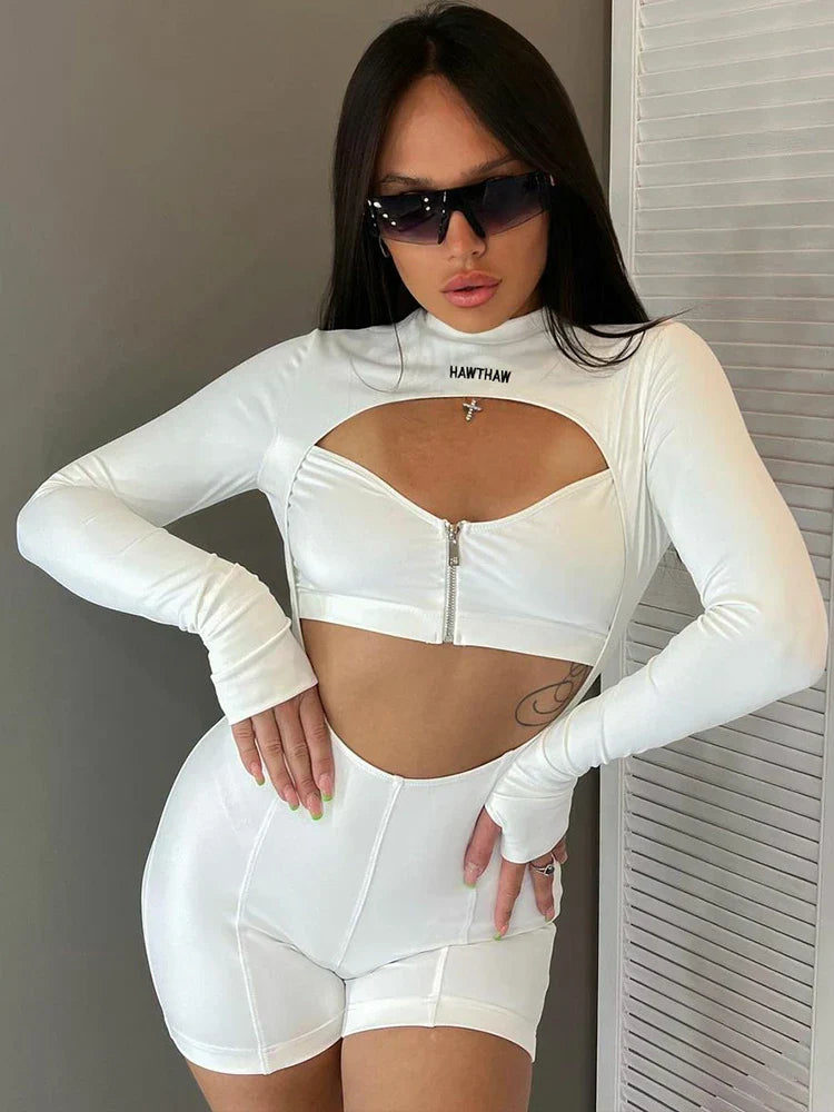 Dam Romper Avslappnad Design Polyester Spandex 5