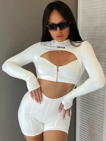 Dam Romper Avslappnad Design Polyester Spandex 5