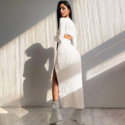 Dam Kjol Enfärgad Spandex Polyester-6