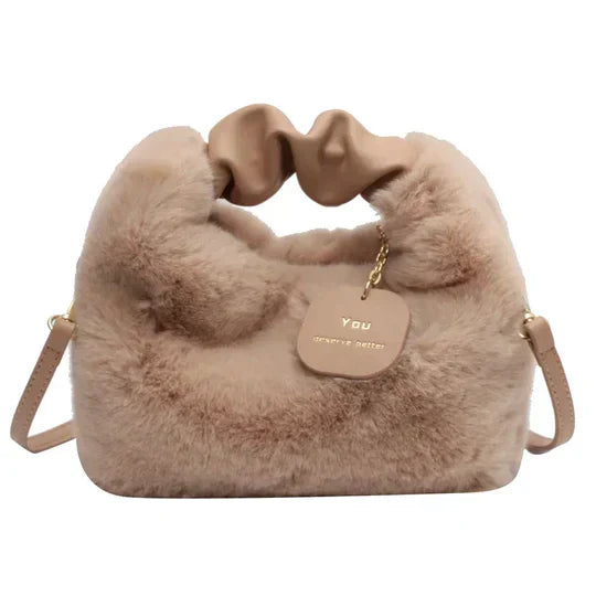 Damväska Praktisk Fluffig Design Hållbart Tyg 5