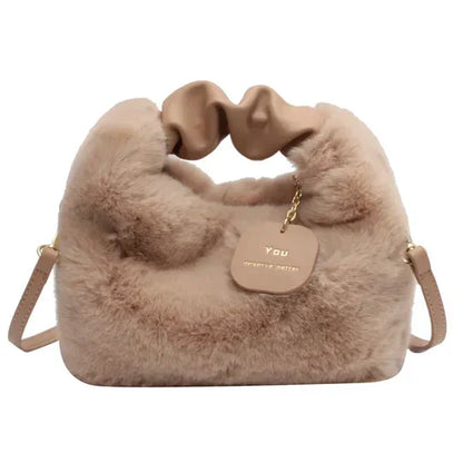 Damväska Praktisk Fluffig Design Hållbart Tyg 5