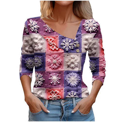 Variant image for Vit Dam Blus Lätt Luftig Polyester Avslappnad Passform-30