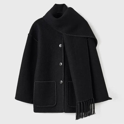 Damjacka Boho-Chic med Fransar i Polyester för Damer 6