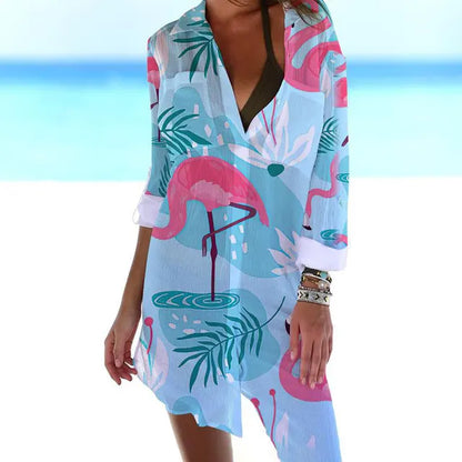 Kjol Dam Elegant Lätt Polyester för Vardag och Fest-4