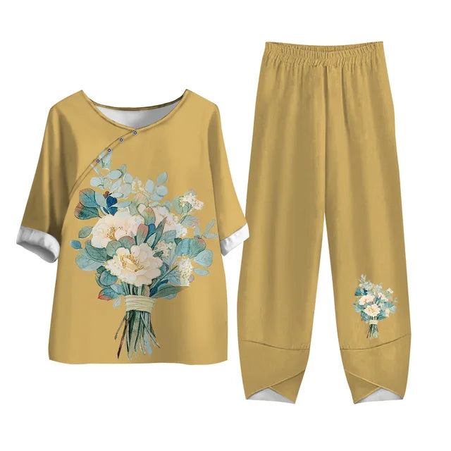 Variant image for Kvinnors Kort Klänning Enkel Bomull för Sommar-1