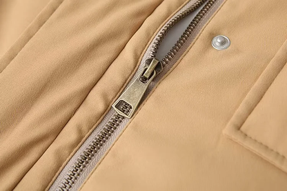 Damjacka Stepp Kontrasterande Design Polyester-4