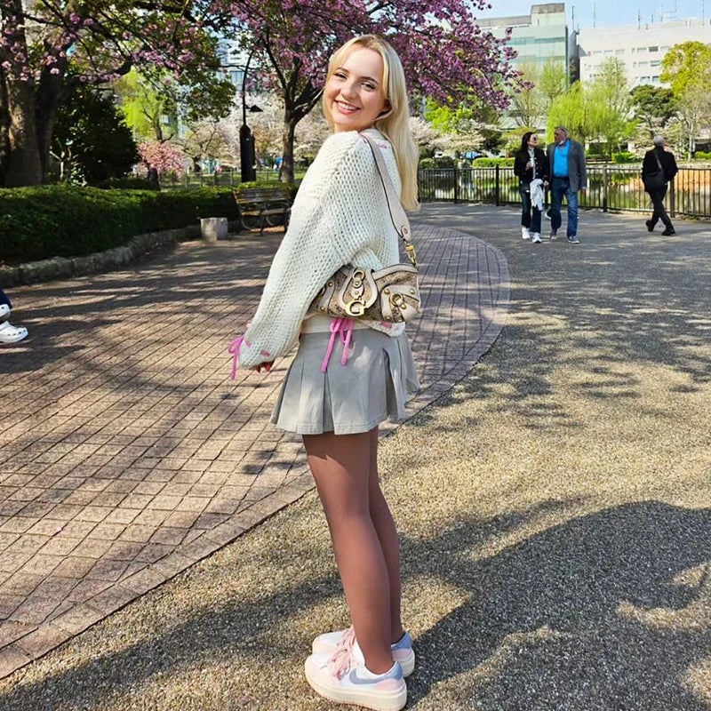 Dam Tröja O-Neck Polyester Enfärgad för Vardagsbruk-5