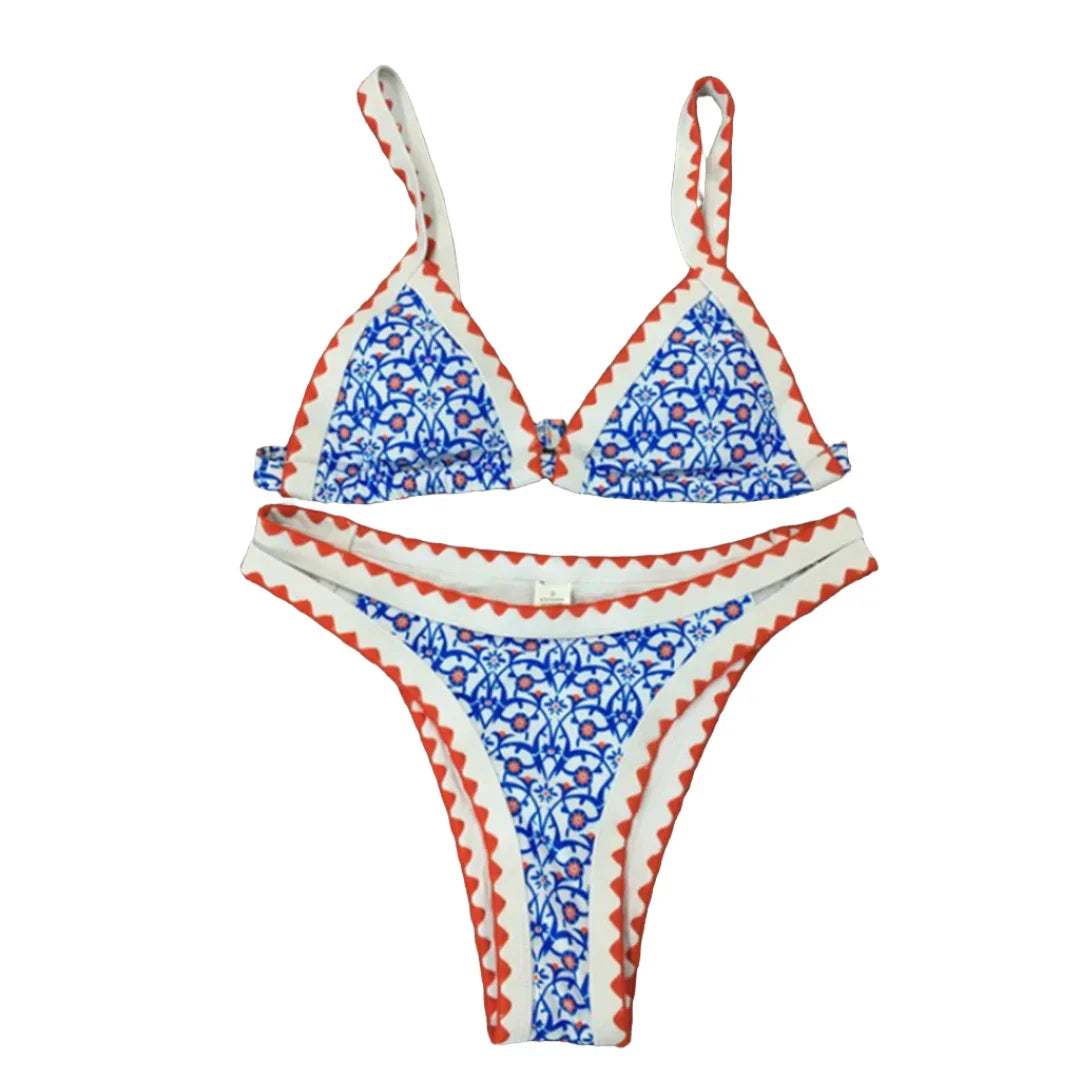 Dam Blus Paisley Tryckt Normal Passform Bomull-6