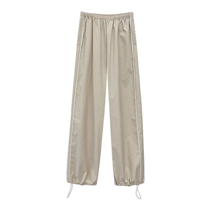Variant image for Damlastbyxor Y2K Elastiska Låg Midja Polyester-9