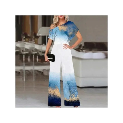 Dam Kort Topp Avslappnad Linne Festtoppar-1