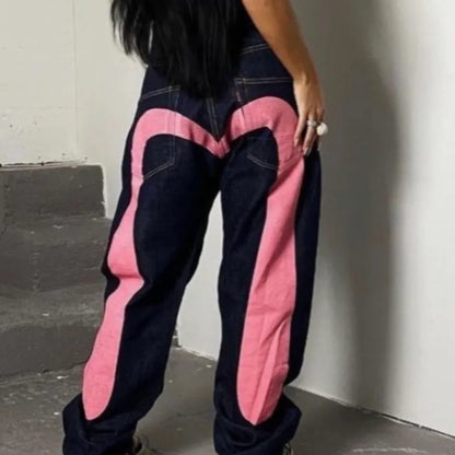 Avslappnade Dam Jeans i Mjuk Bomull, Ankel-Längd, Rak Silhuett med Fickor – Ljusa Tona 13
