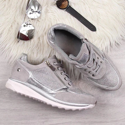Kvinnors Sneakers Trendig Design Lätt Material-4