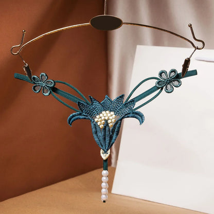 Variant image for Dam G-sträng med Konstnärliga Detaljer Polyester-2